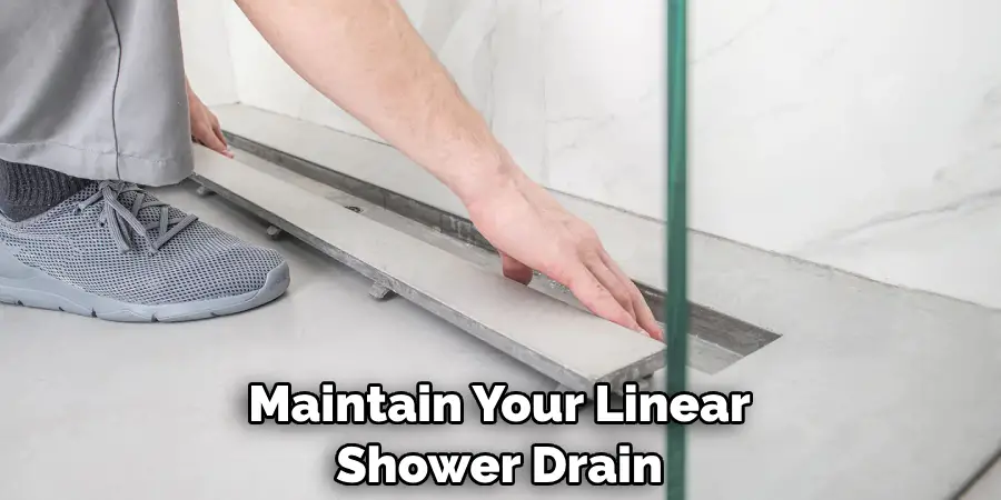 Maintain Your Linear Shower Drain