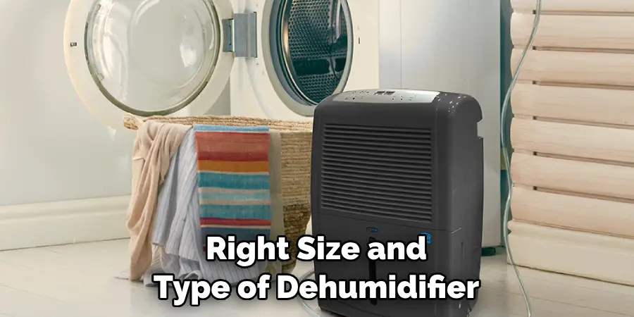 Right Size and Type of Dehumidifier