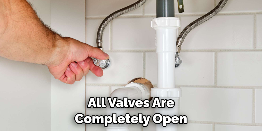 All Valves Are Completely Open