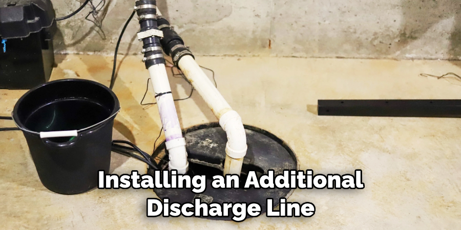 Installing an Additional Discharge Line