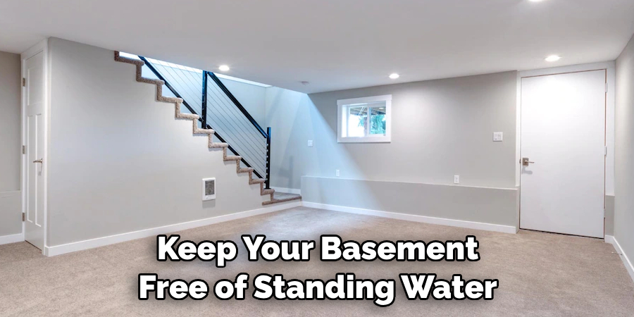 Keep Your Basement Free of Standing Water