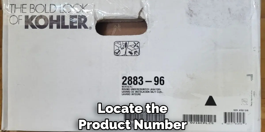 Locate the Product Number