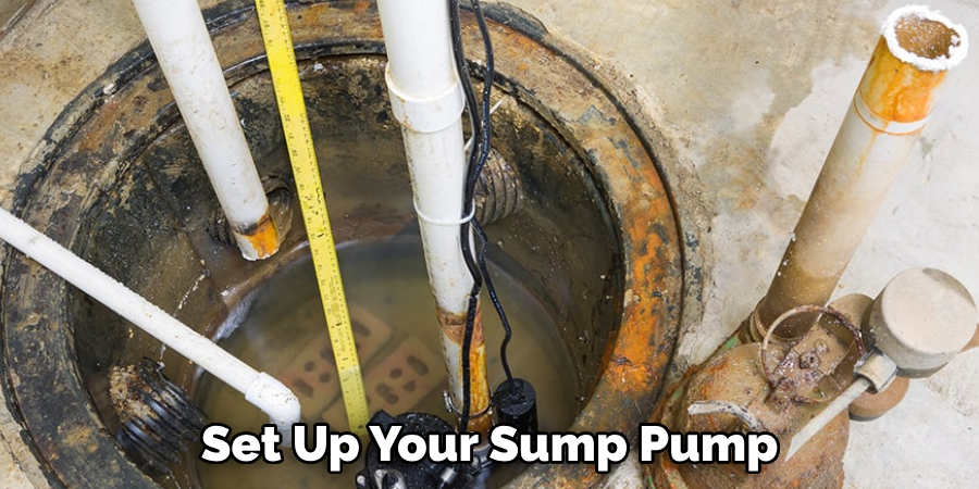 Set Up Your Sump Pump