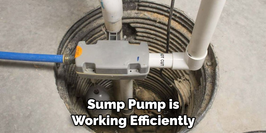 Sump Pump is Working Efficiently