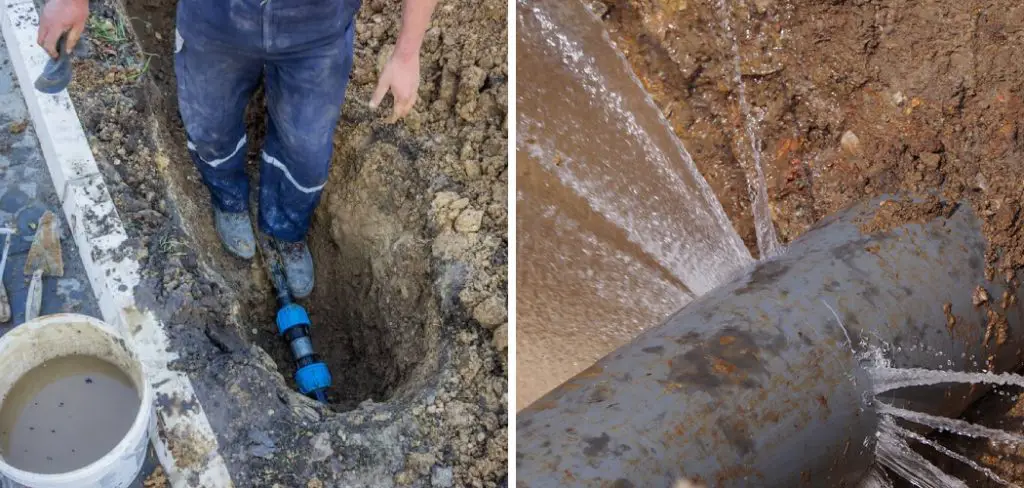 How to Find a Sewer Leak Underground