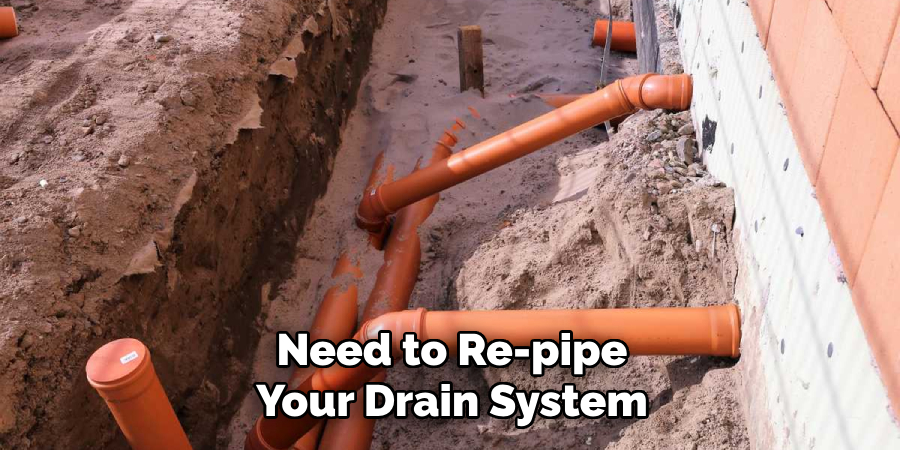 Need to Re-pipe Your Drain System