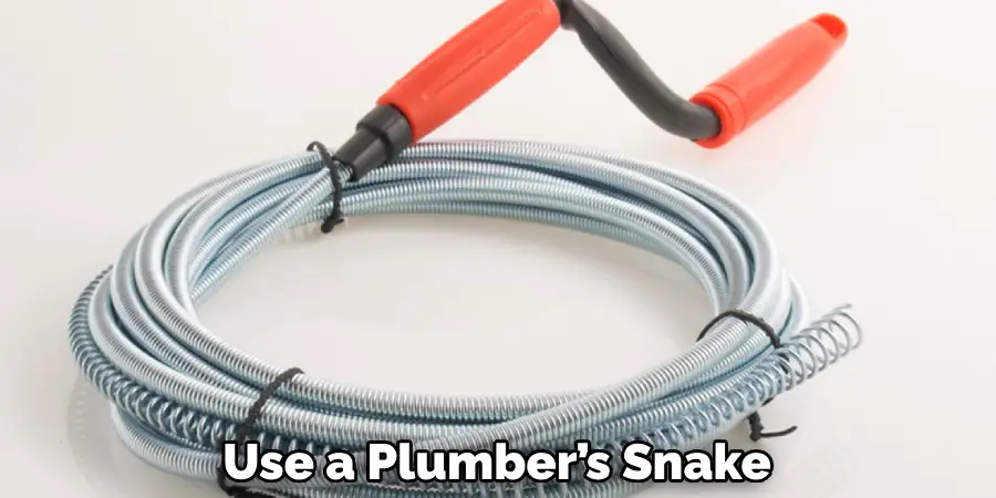 Use a Plumber’s Snake