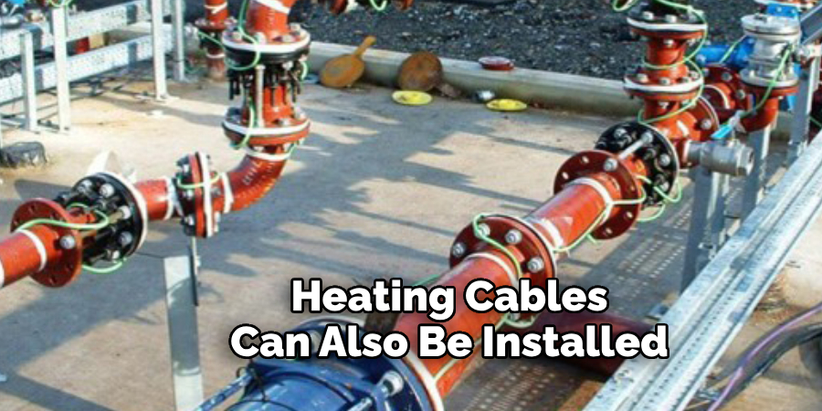 Heating Cables Can Also Be Installed