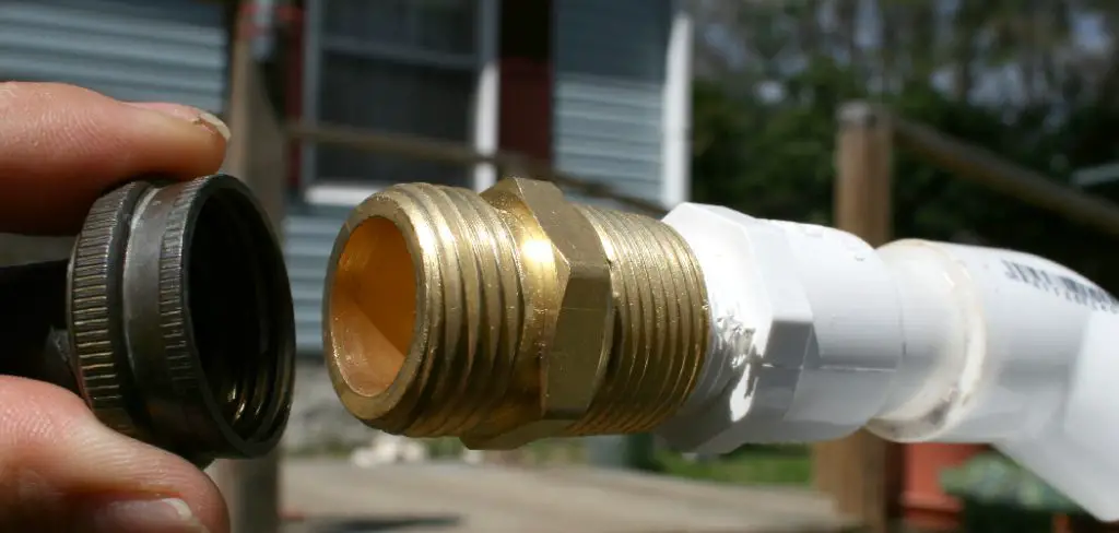 How to Connect Hose to PVC Pipe