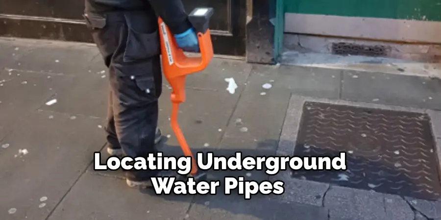 Locating Underground Water Pipes 