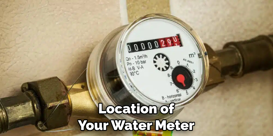 Location of Your Water Meter