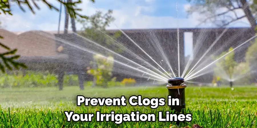 Prevent Clogs in Your Irrigation Lines