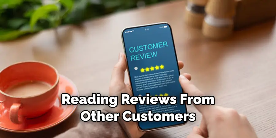 Reading Reviews From Other Customers