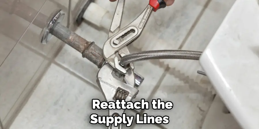  Reattach the Supply Lines 