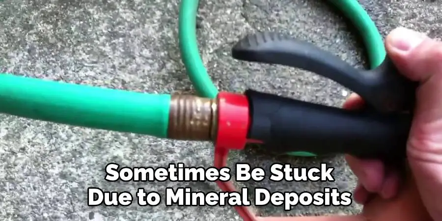 Sometimes Be Stuck Due to Mineral Deposits