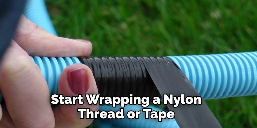 Start Wrapping a Nylon Thread or Tape