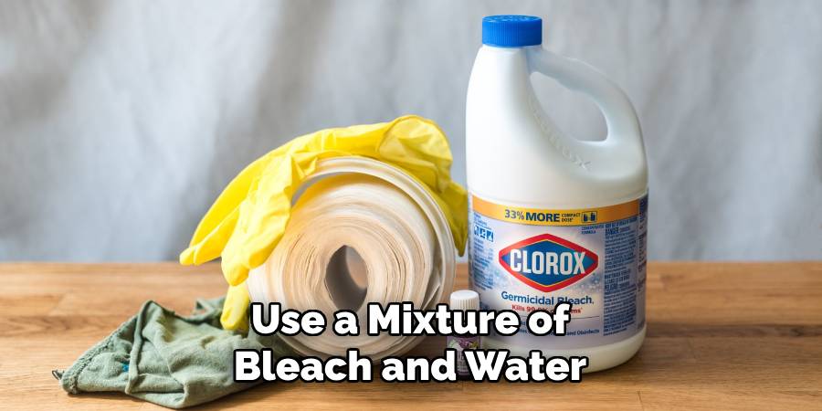 Use a Mixture of Bleach and Water