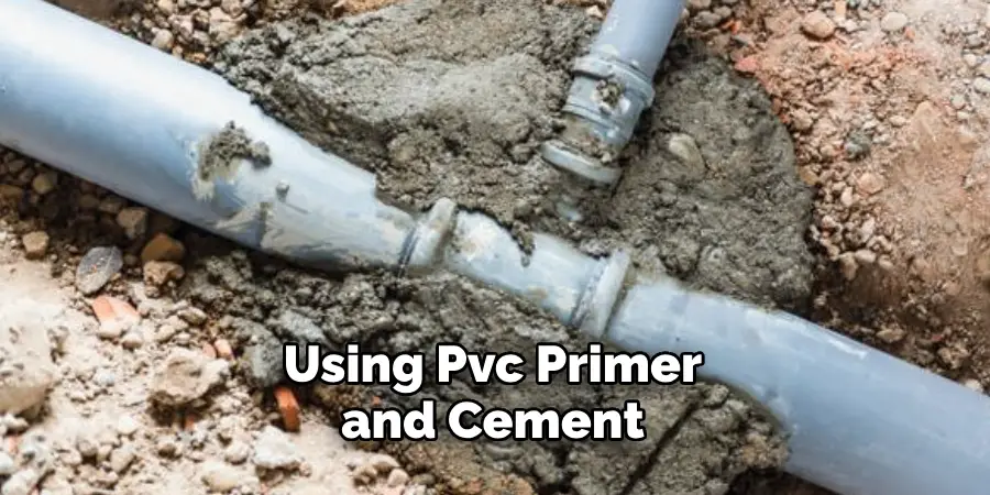 Using Pvc Primer and Cement