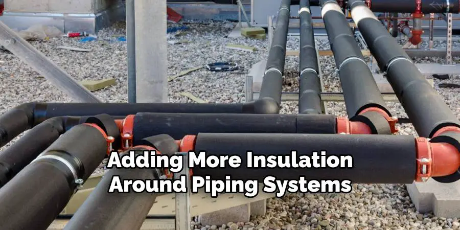 Adding More Insulation Around Piping Systems