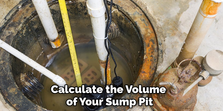 Calculate the Volume of Your Sump Pit