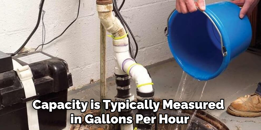 Capacity is Typically Measured in Gallons Per Hour