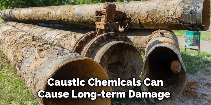 Caustic Chemicals Can Cause Long-term Damage 
