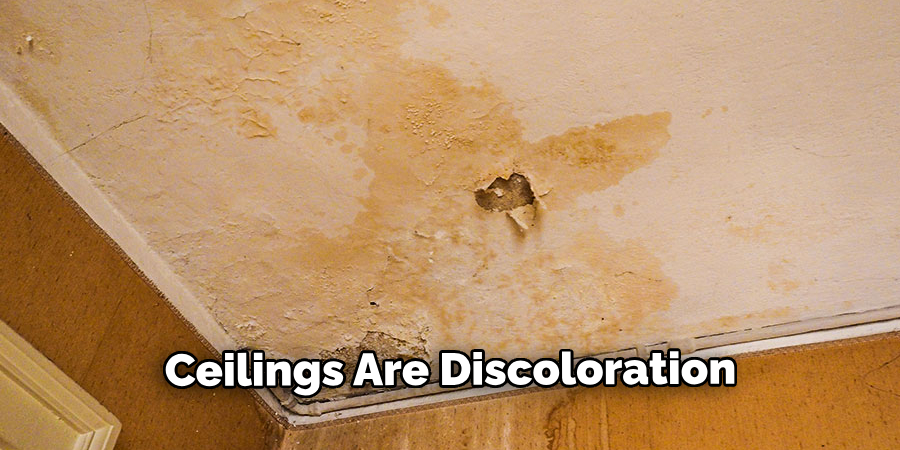 Ceilings Are Discoloration