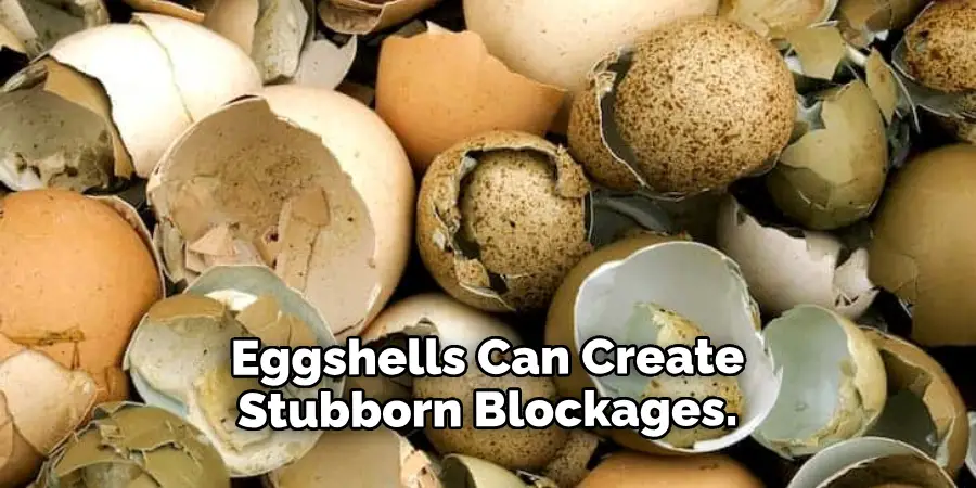 Eggshells Can Create Stubborn Blockages.