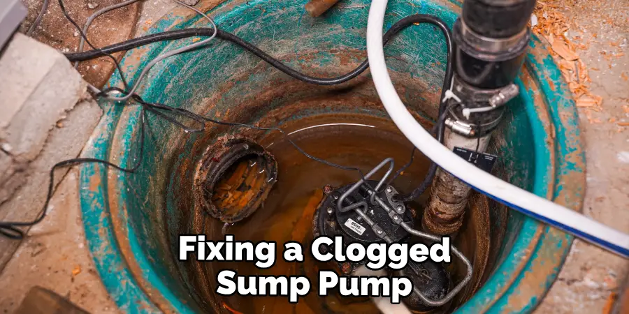 Fixing a Clogged Sump Pump