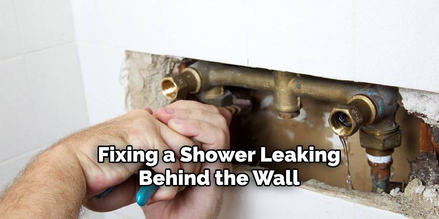 Fixing a Shower Leaking Behind the Wall