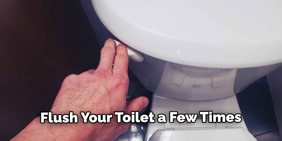 Flush Your Toilet a Few Times