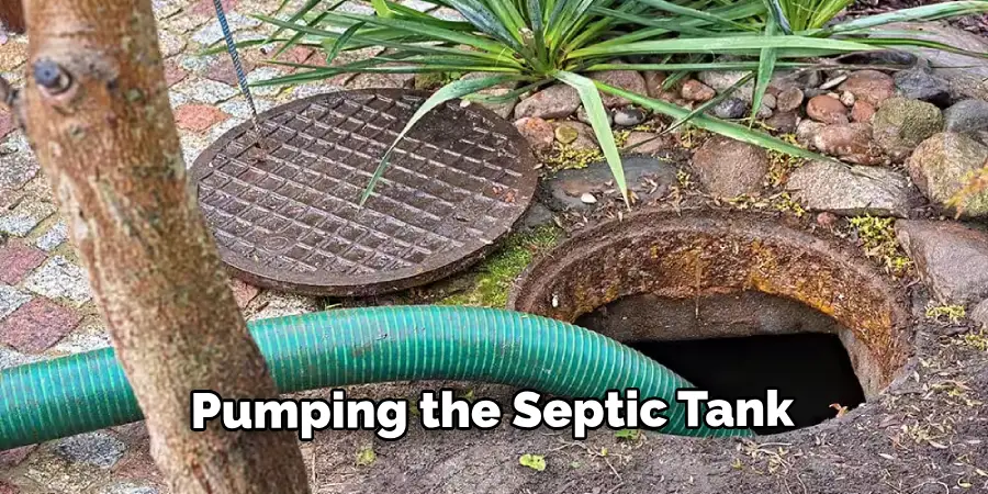 Pumping the Septic Tank
