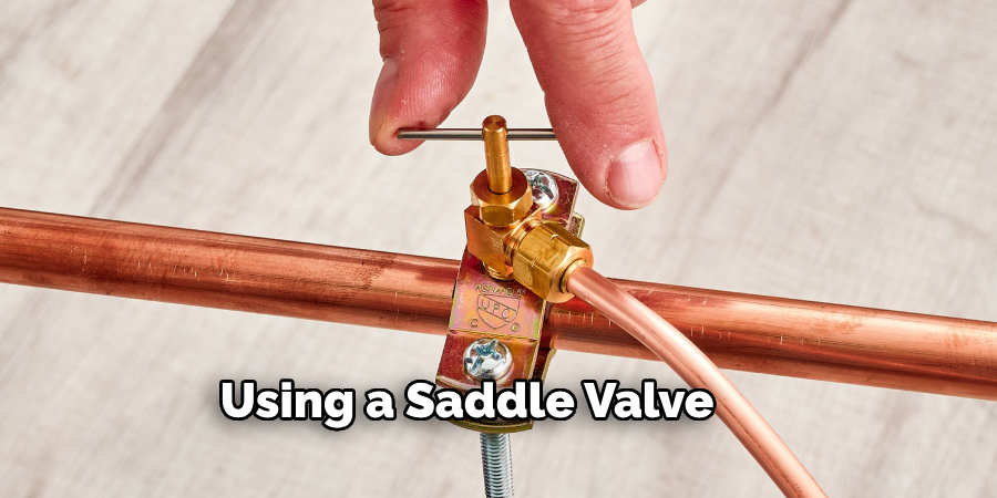 Using a Saddle Valve