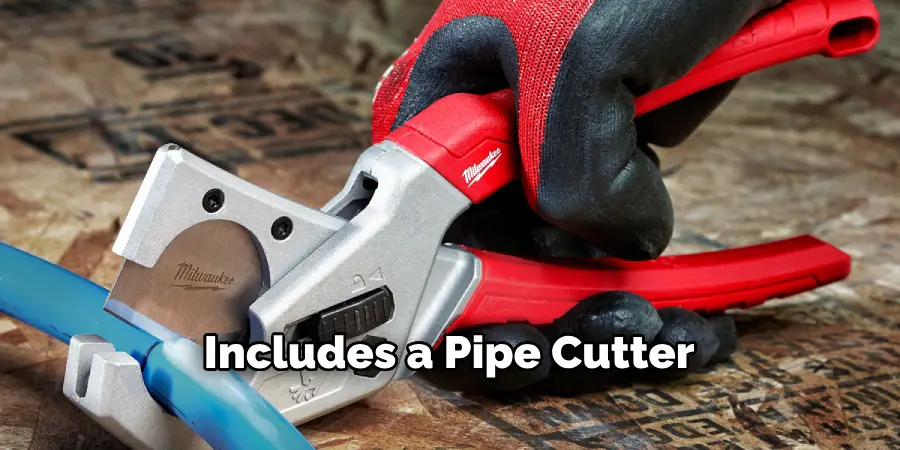  includes a pipe cutter