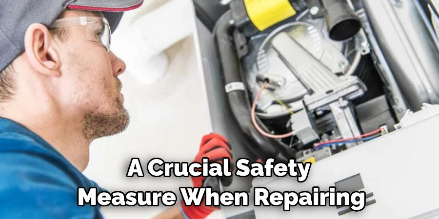 A Crucial Safety Measure When Repairing