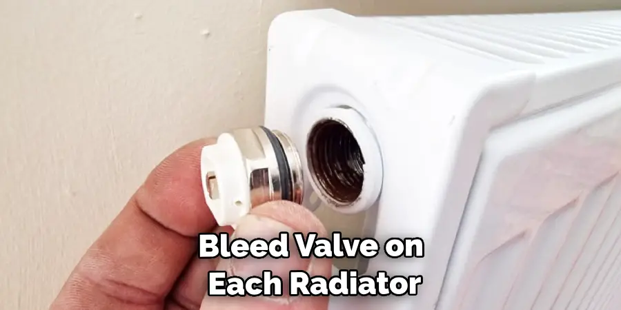 Bleed Valve on Each Radiator