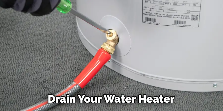 Drain Your Water Heater 