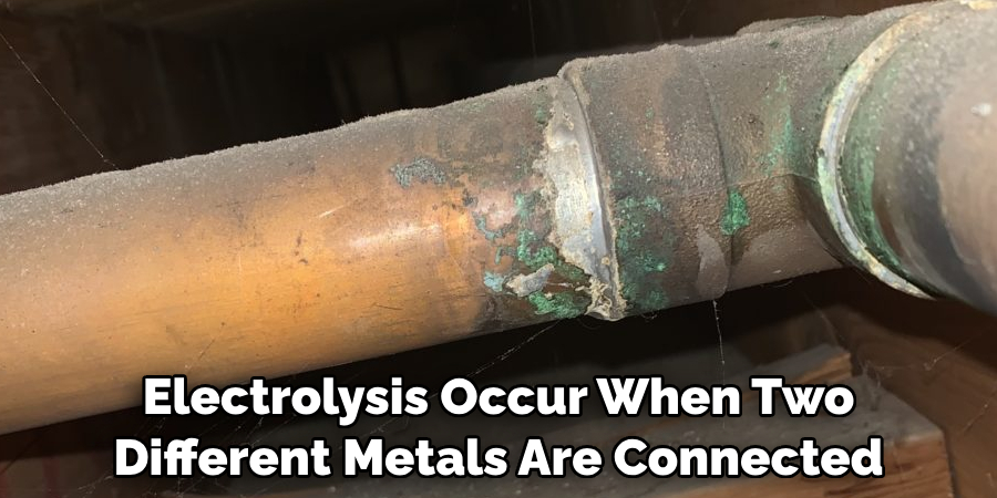 Electrolysis Can Occur When Two Different Metals Are Connected