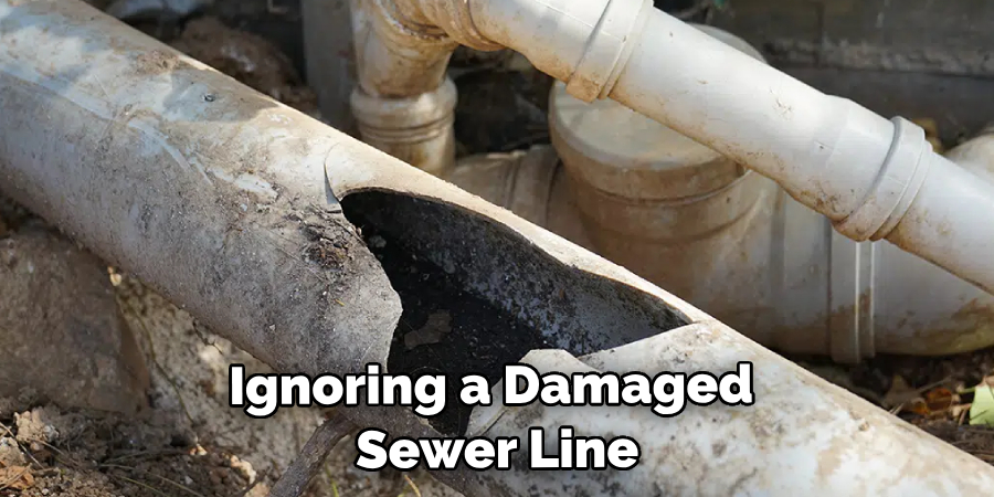 Ignoring a Damaged Sewer Line