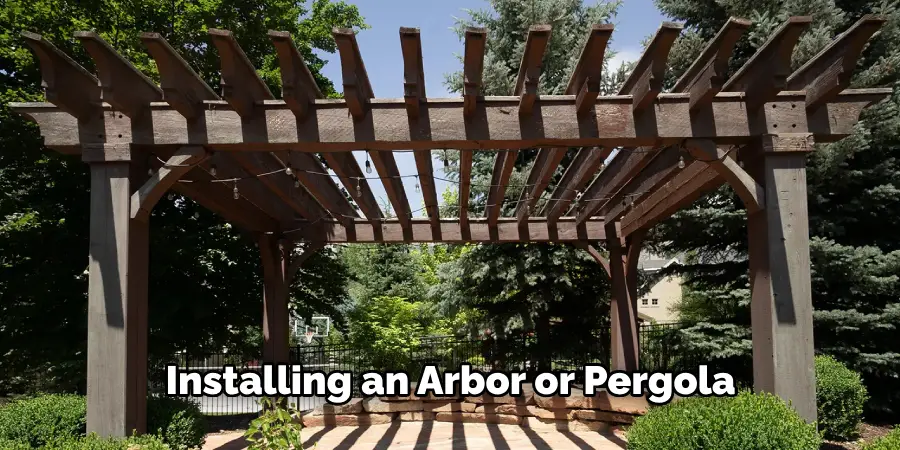Installing an Arbor or Pergola