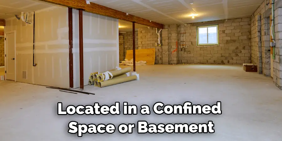 Located in a Confined Space or Basement