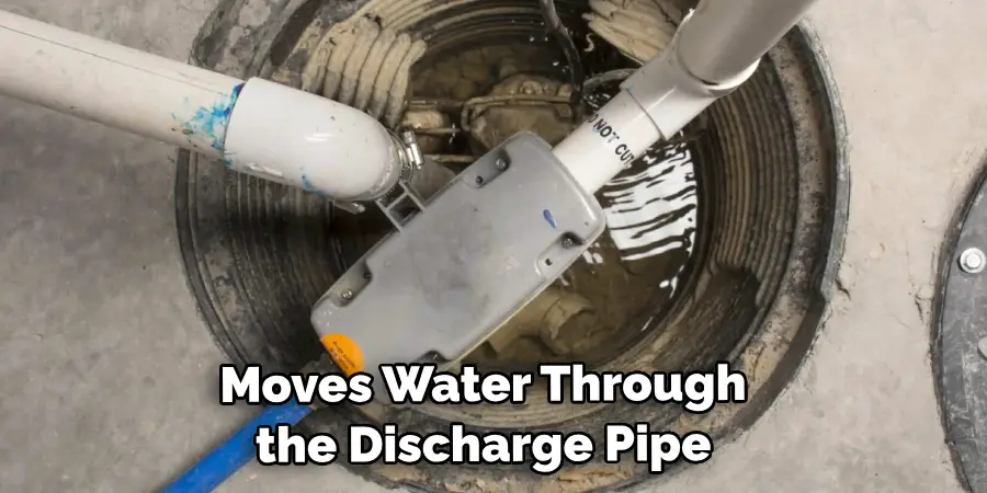 Moves Water Through the Discharge Pipe