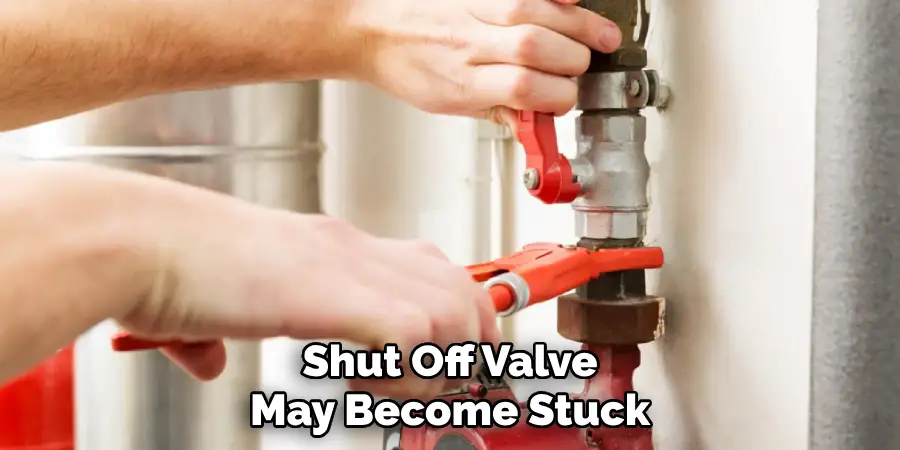 Shut Off Valve May Become Stuck