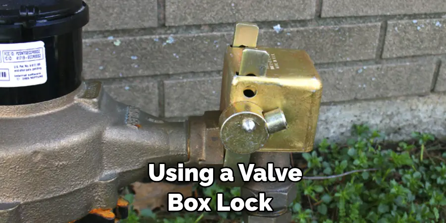 Using a Valve Box Lock 