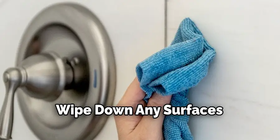 Wipe Down Any Surfaces