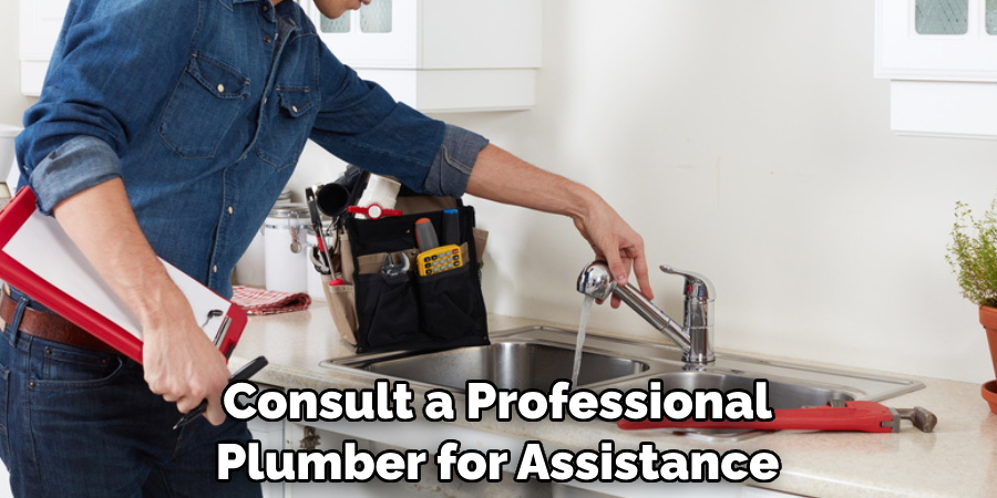 Consult a Professional Plumber for Assistance