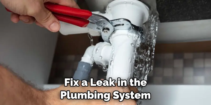 Fix a Leak in the Plumbing System