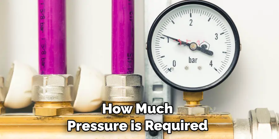 How Much Pressure is Required 