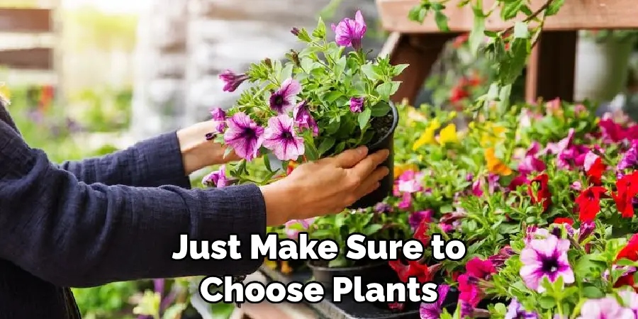 Just Make Sure to Choose Plants