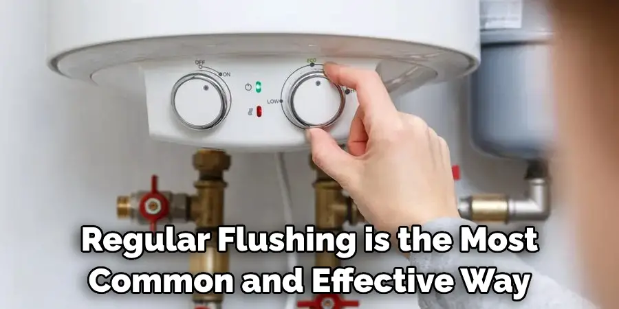 Regular Flushing is the Most Common and Effective Way